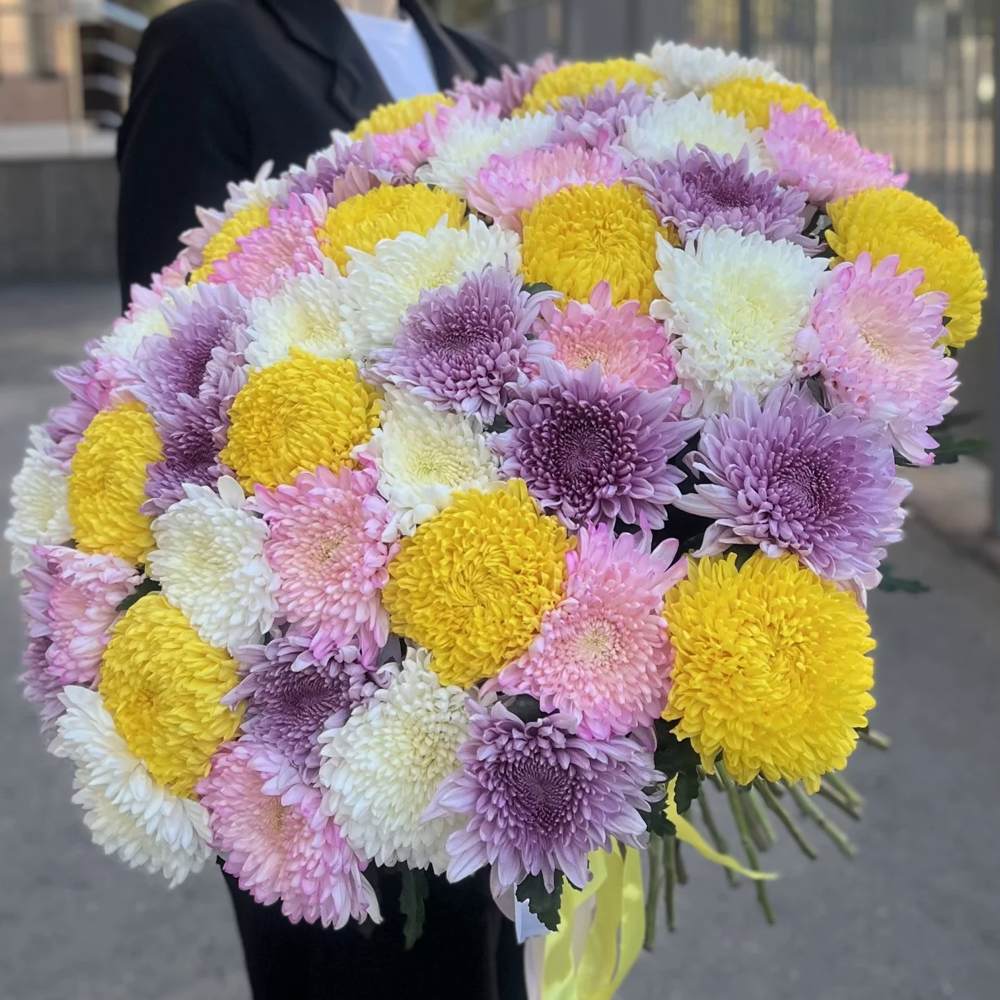 Акция! 51 хризантема Микс