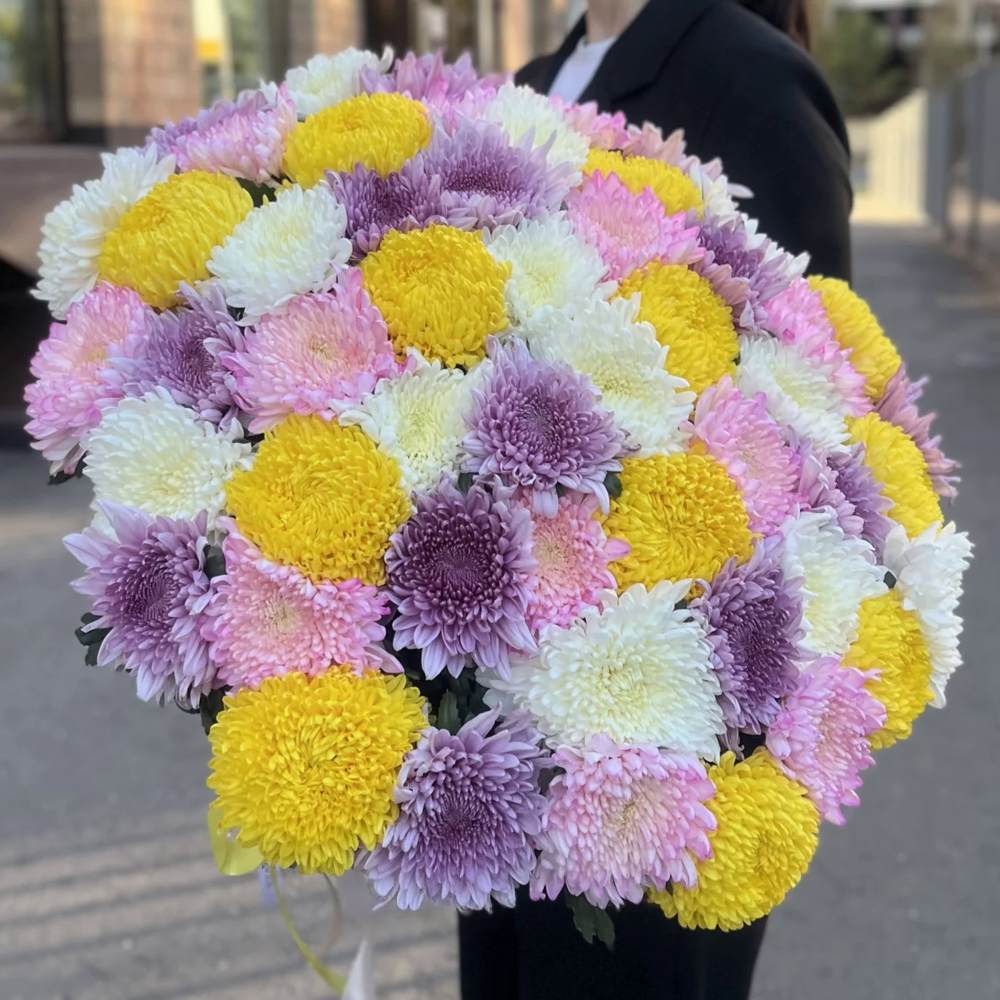 Акция! 51 хризантема Микс