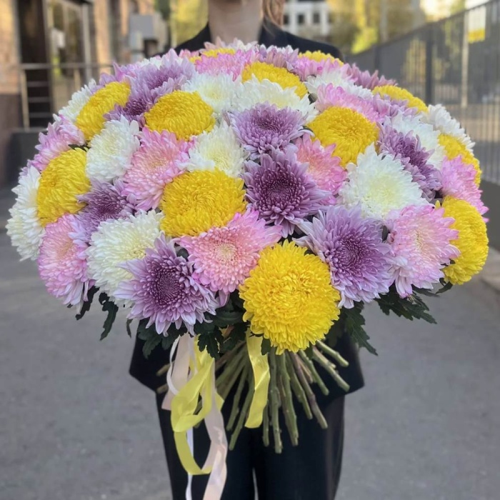 Акция! 51 хризантема Микс